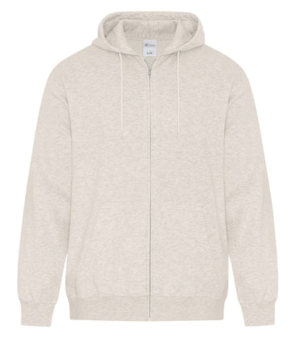 ATC EVERYDAY FLEECE FULL ZIP HOODIE (ATCF2600) - Oatmeal Heather