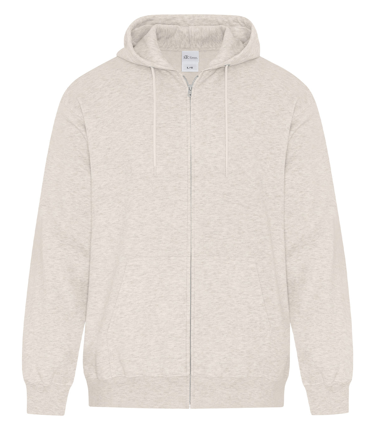 ATC™ EVERYDAY FLEECE FULL ZIP HOODIE - Oatmeal Heather