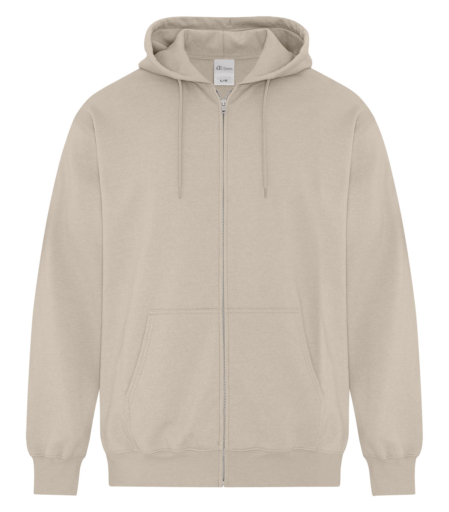 ATC EVERYDAY FLEECE FULL ZIP HOODIE (ATCF2600) - Sand