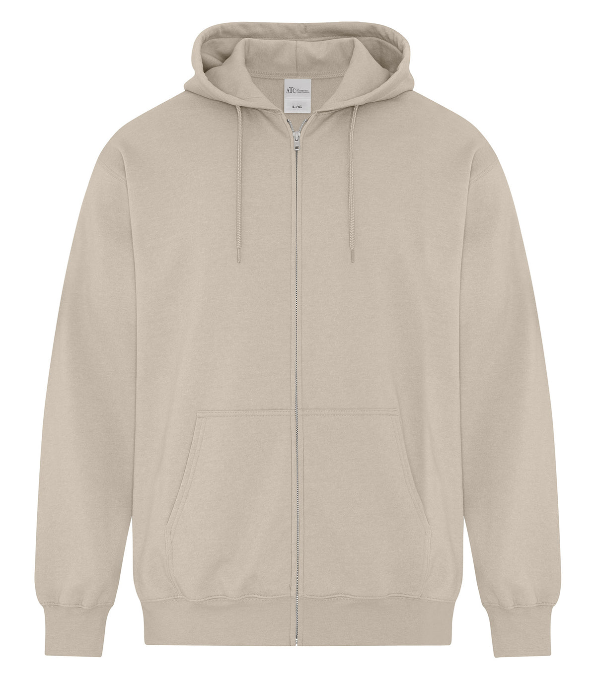 ATC™ EVERYDAY FLEECE FULL ZIP HOODIE - Sand