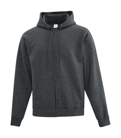 ATC™ EVERYDAY FLEECE FULL ZIP HOODIE - Dark Heather Grey