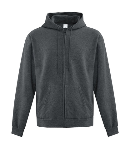 ATC EVERYDAY FLEECE FULL ZIP HOODIE (ATCF2600) - Darkheathergrey
