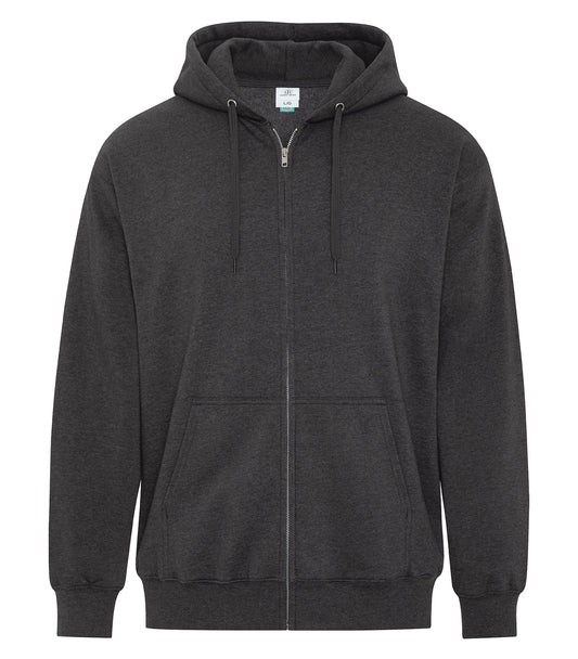 ATC™ EARTH WASH® TOURBILLON FLEECE FULL ZIP HOODIE - Earth Black