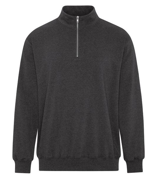 ATC™ EARTH WASH® TOURBILLON FLEECE 1/4 ZIP SWEATSHIRT - Earth Black
