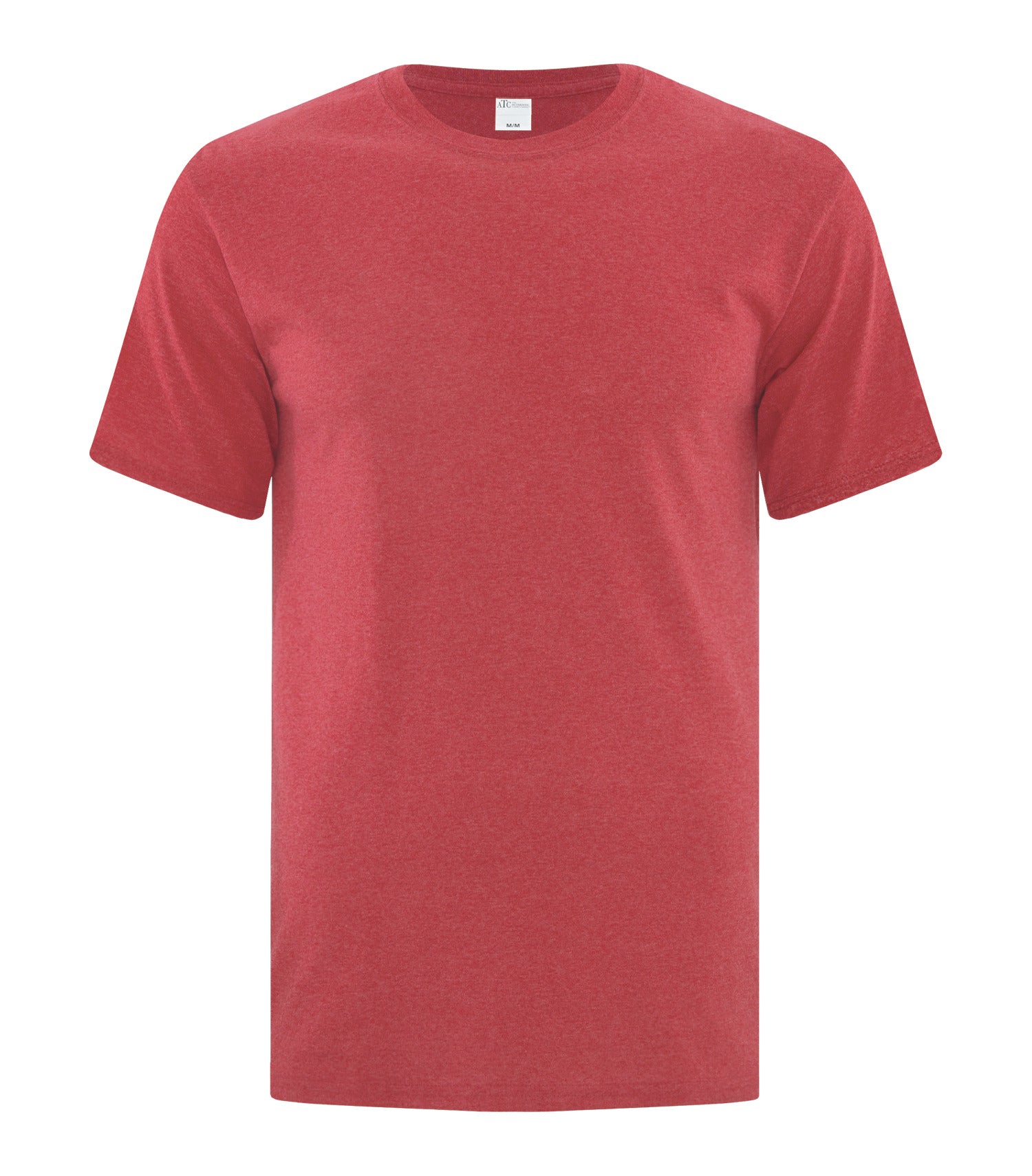 ATC EVERYDAY SIDE SEAM TEE (ATCS1000) - Heatherred