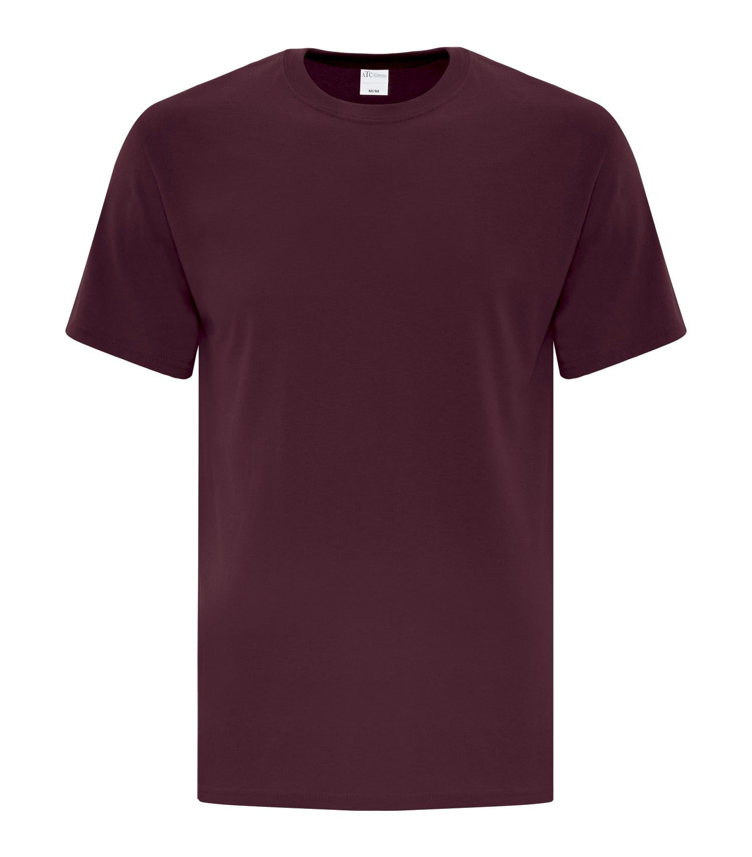 ATC EVERYDAY SIDE SEAM TEE (ATCS1000) - Maroon