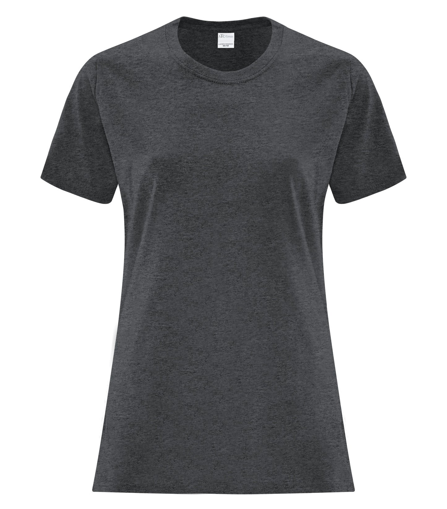 ATC EVERYDAY SIDE SEAM LADIES' TEE (ATCS1000L) - Darkheathergrey
