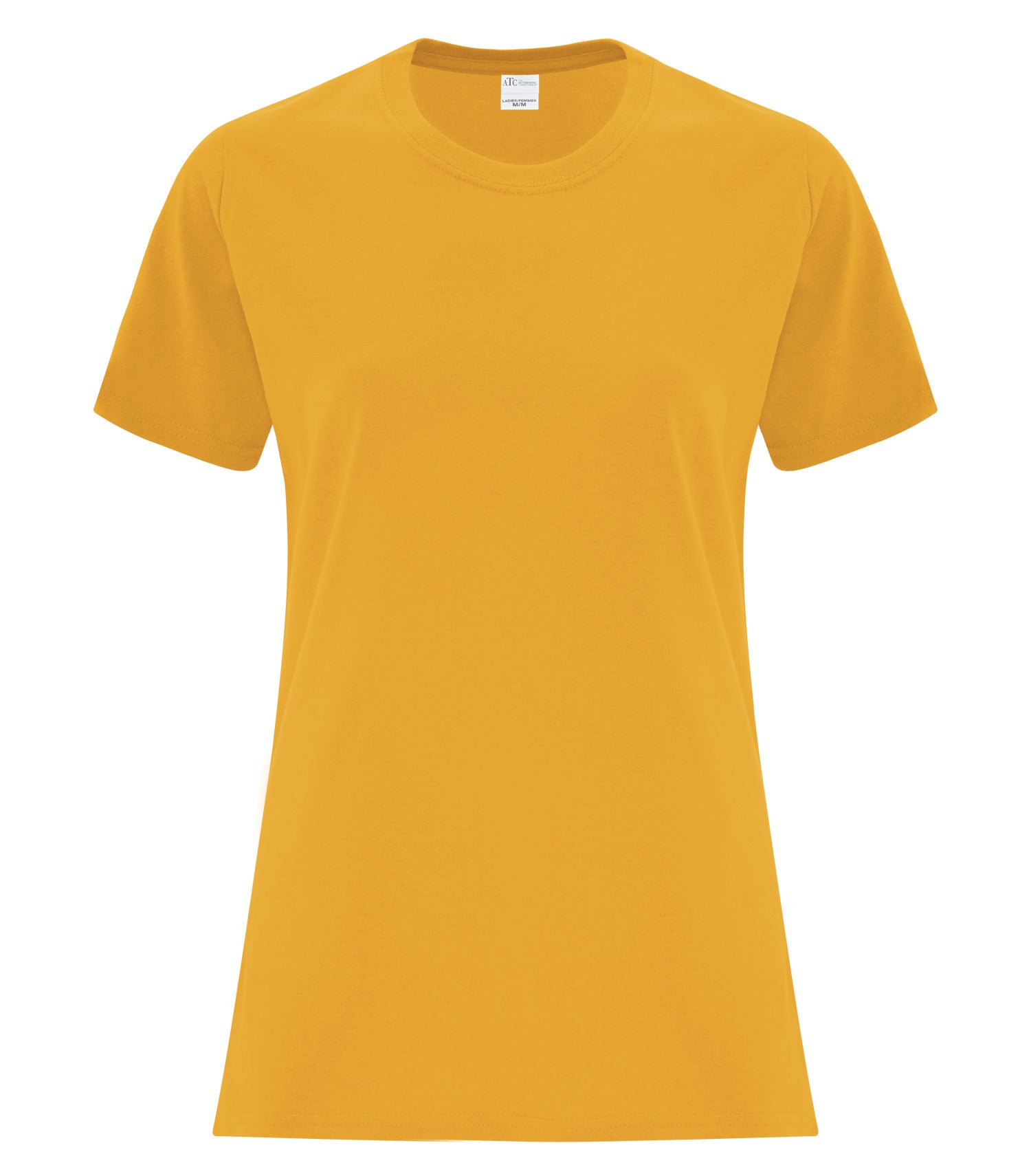 ATC EVERYDAY SIDE SEAM LADIES' TEE (ATCS1000L) - Gold