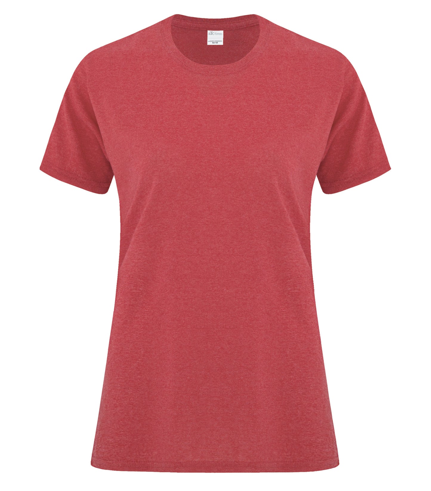 ATC EVERYDAY SIDE SEAM LADIES' TEE (ATCS1000L) - Heatherred