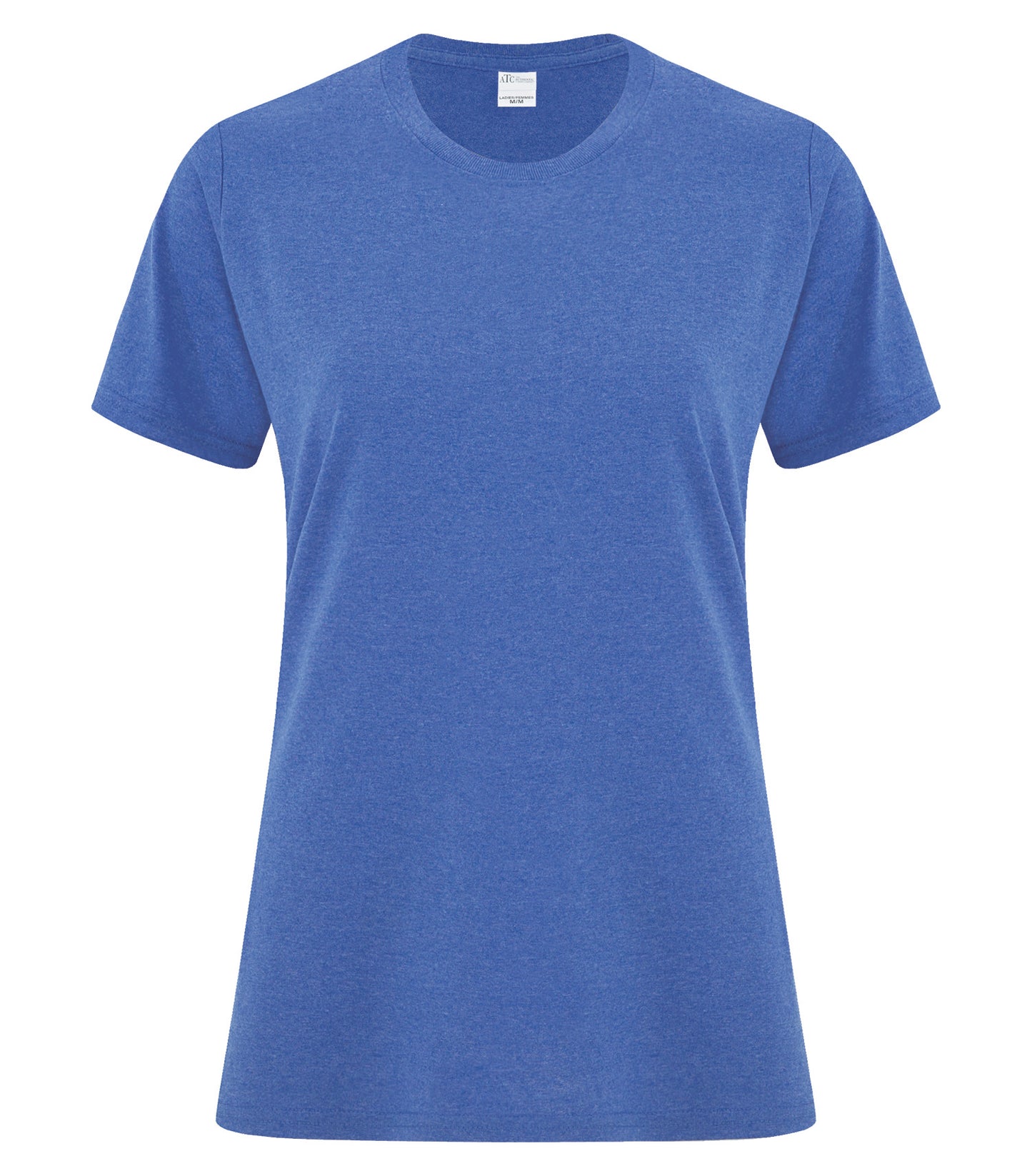 ATC EVERYDAY SIDE SEAM LADIES' TEE (ATCS1000L) - Heatherroyal