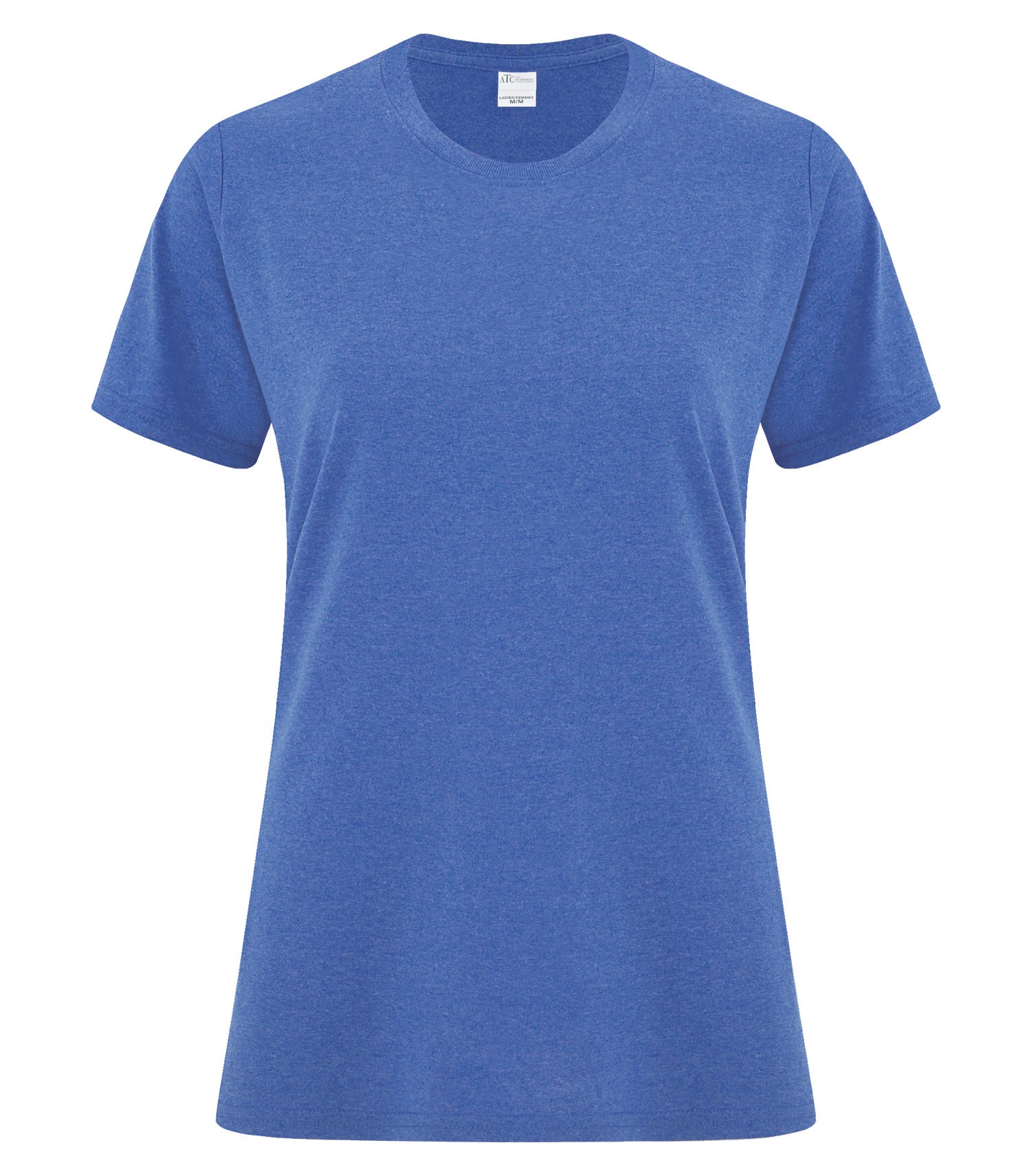 ATC EVERYDAY SIDE SEAM LADIES' TEE (ATCS1000L) - Heatherroyal