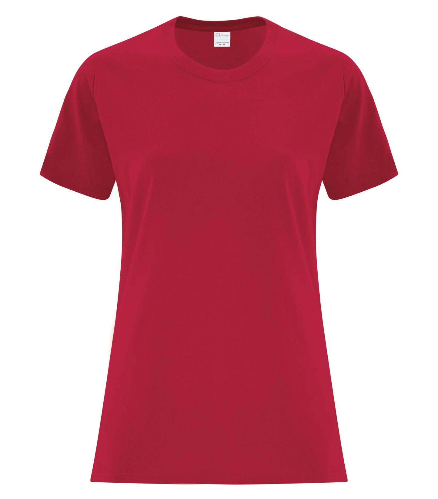 ATC EVERYDAY SIDE SEAM LADIES' TEE (ATCS1000L) - Red