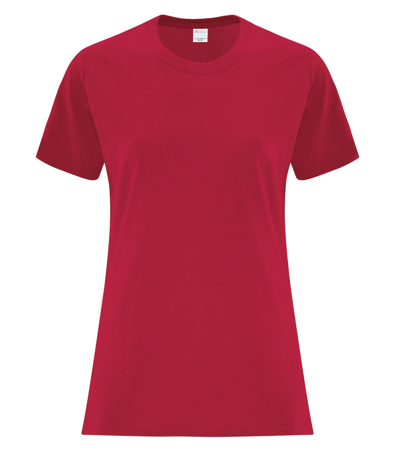 ATC EVERYDAY SIDE SEAM LADIES' TEE (ATCS1000L) - Red