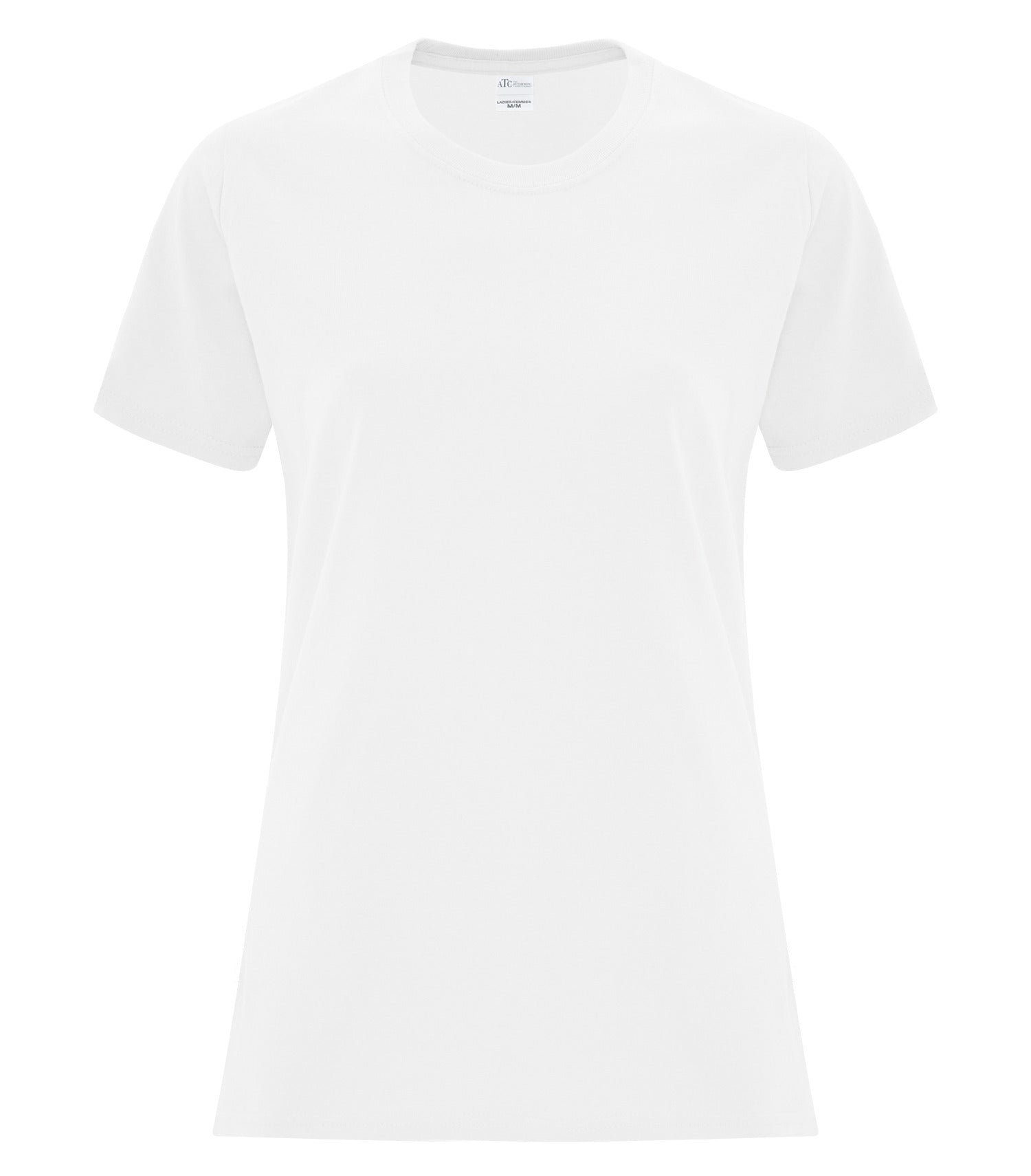 ATC EVERYDAY SIDE SEAM LADIES' TEE (ATCS1000L) - White