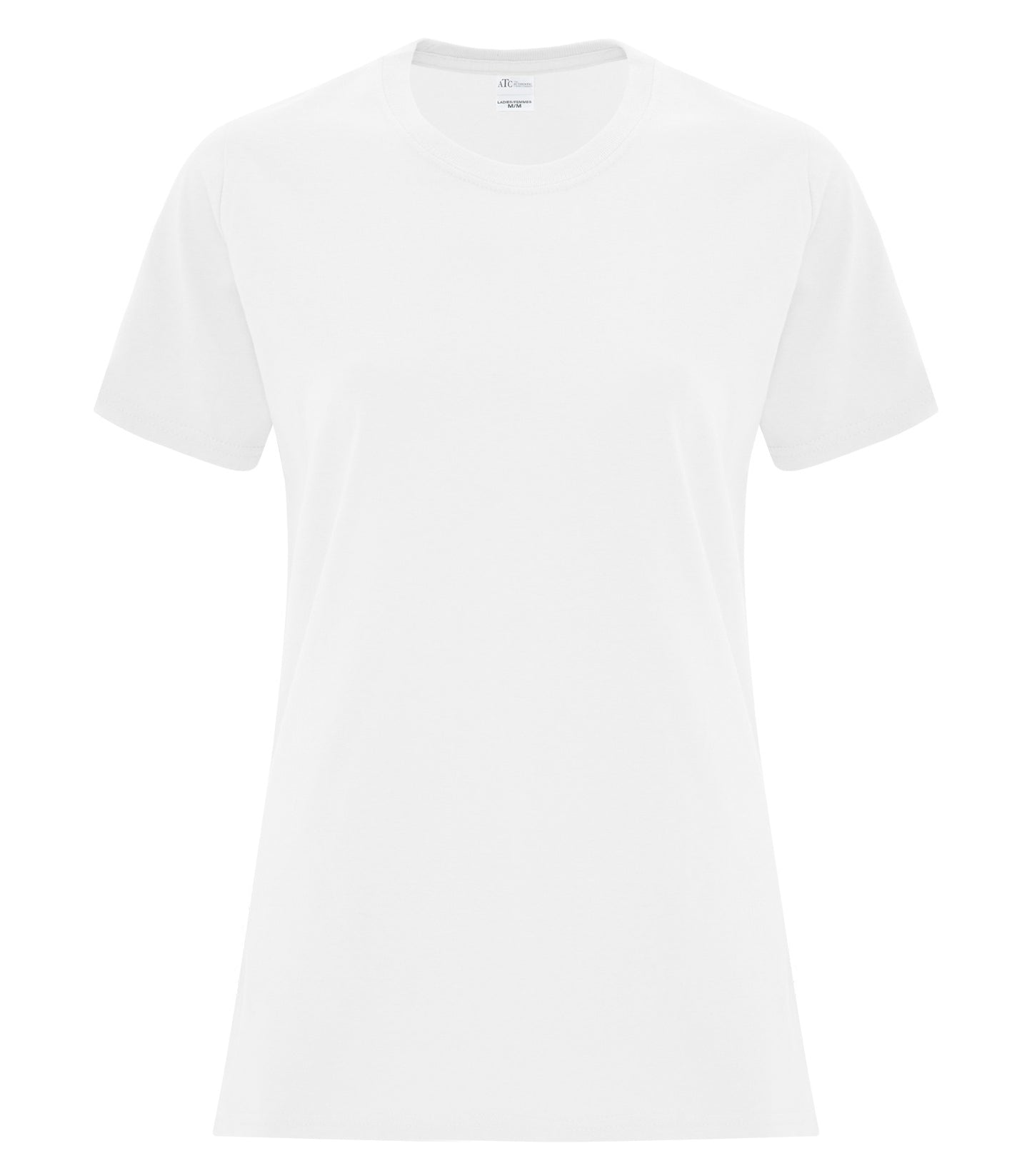 ATC EVERYDAY SIDE SEAM LADIES' TEE (ATCS1000L) - White