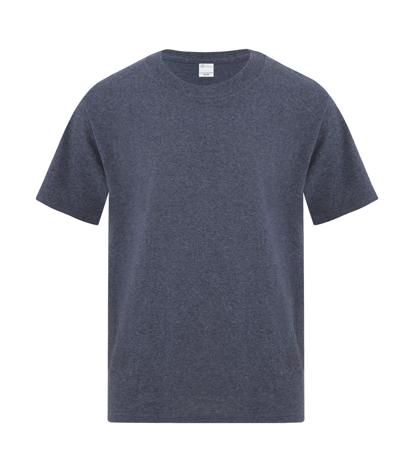 ATC EVERYDAY SIDE SEAM YOUTH TEE (ATCS1000Y) - Heathernavy