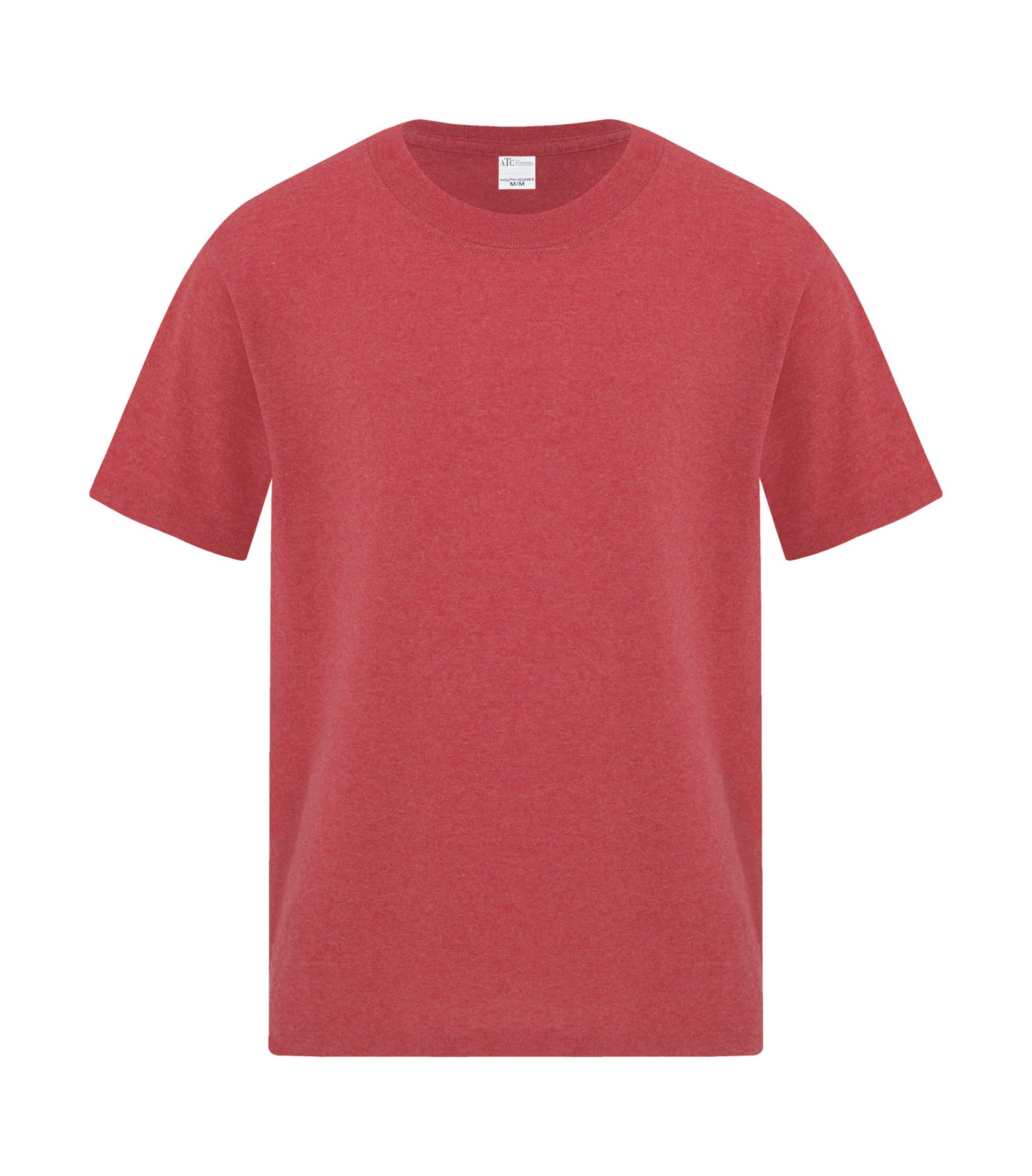 ATC EVERYDAY SIDE SEAM YOUTH TEE (ATCS1000Y) - Heatherred