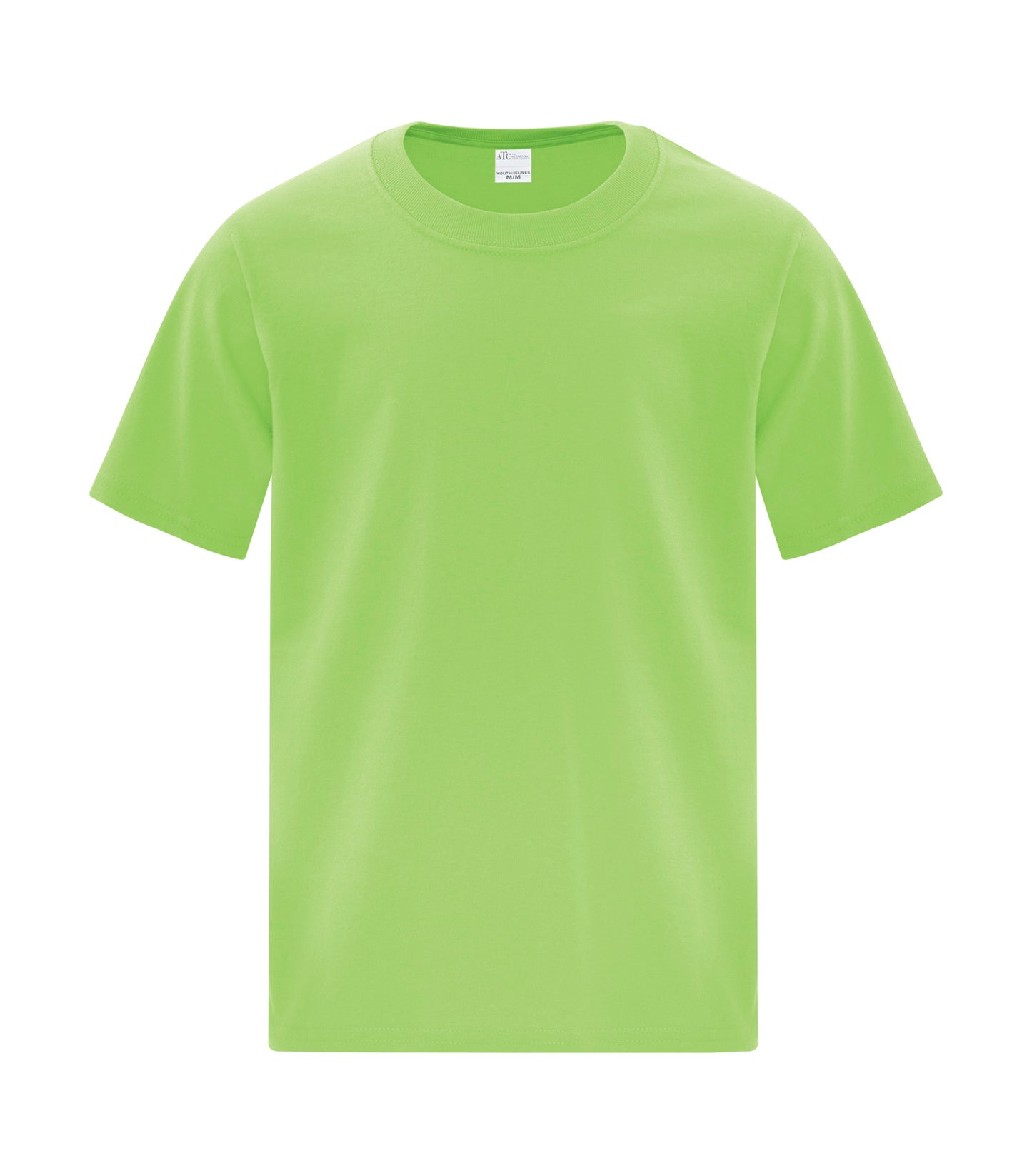 ATC EVERYDAY SIDE SEAM YOUTH TEE (ATCS1000Y) - Lime