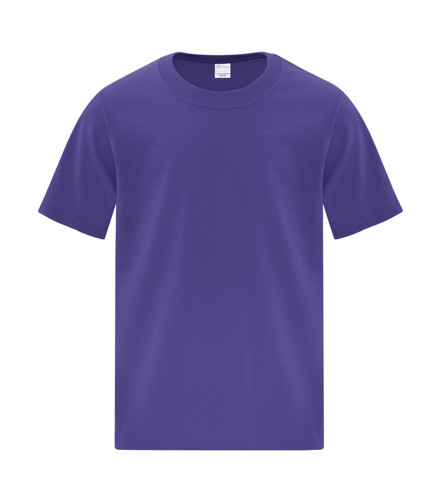 ATC EVERYDAY SIDE SEAM YOUTH TEE (ATCS1000Y) - Purple