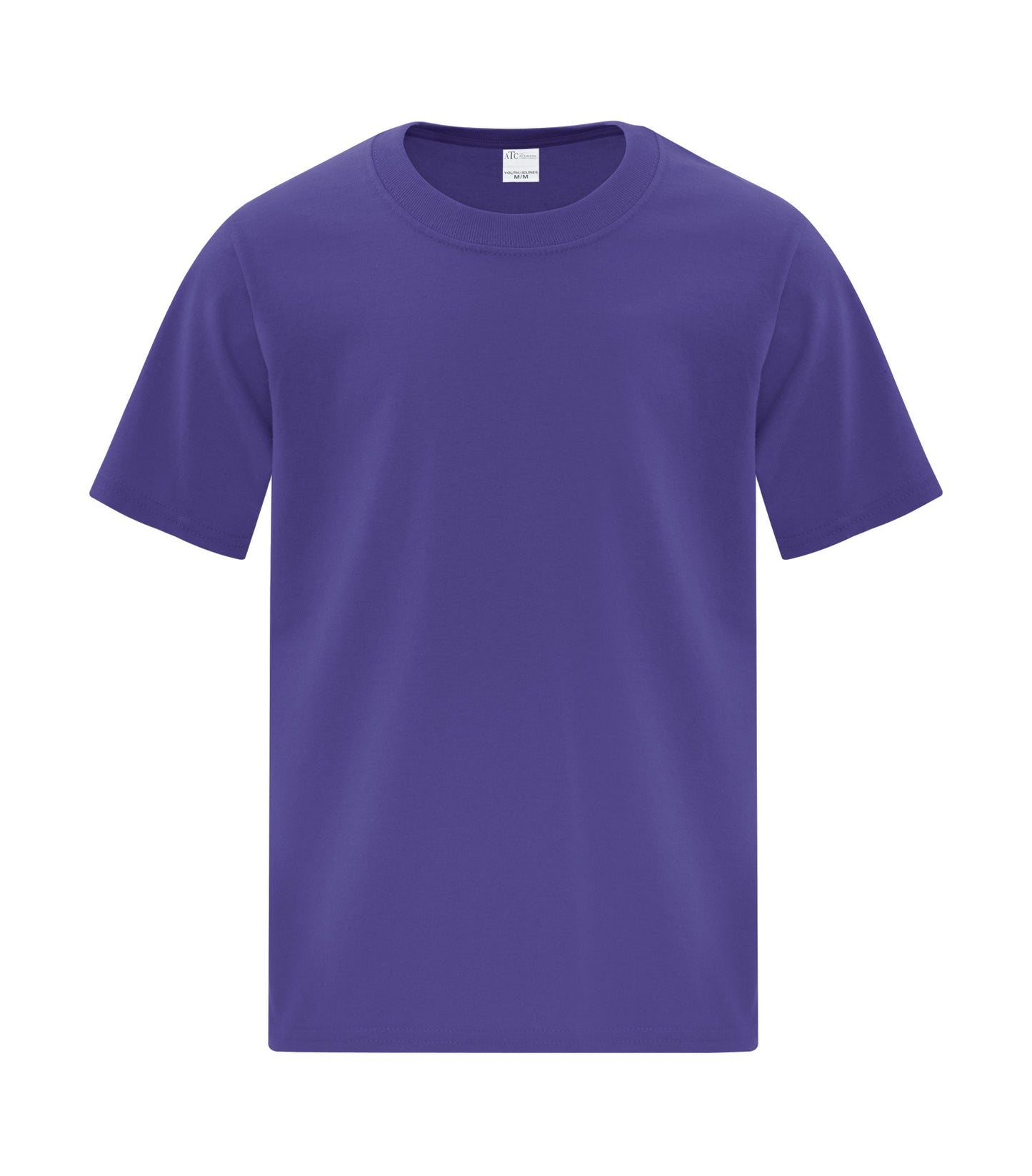 ATC EVERYDAY SIDE SEAM YOUTH TEE (ATCS1000Y) - Purple