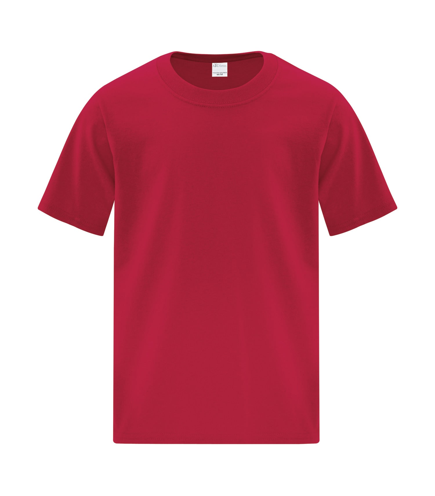 ATC EVERYDAY SIDE SEAM YOUTH TEE (ATCS1000Y) - Red