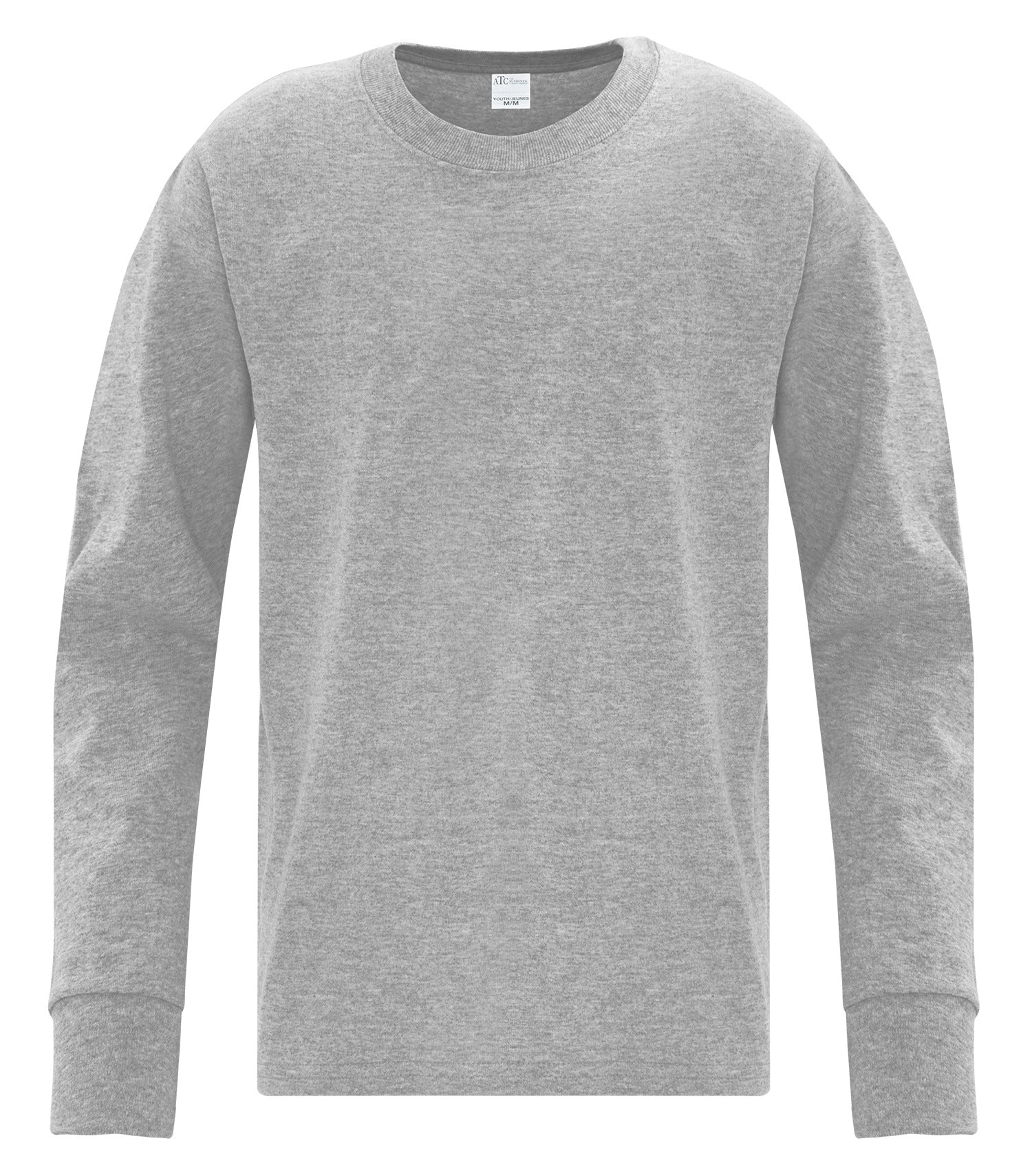 ATC EVERYDAY SIDE SEAM LONG SLEEVE YOUTH TEE (ATCS1015Y) - Athleticheather