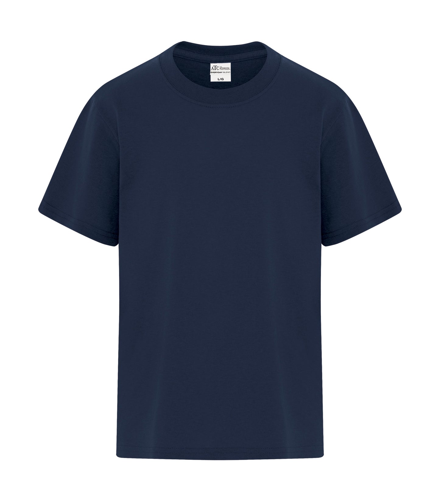 ATC EVERYDAY BLEND SIDE SEAM YOUTH TEE (ATCS5050Y) - Navy