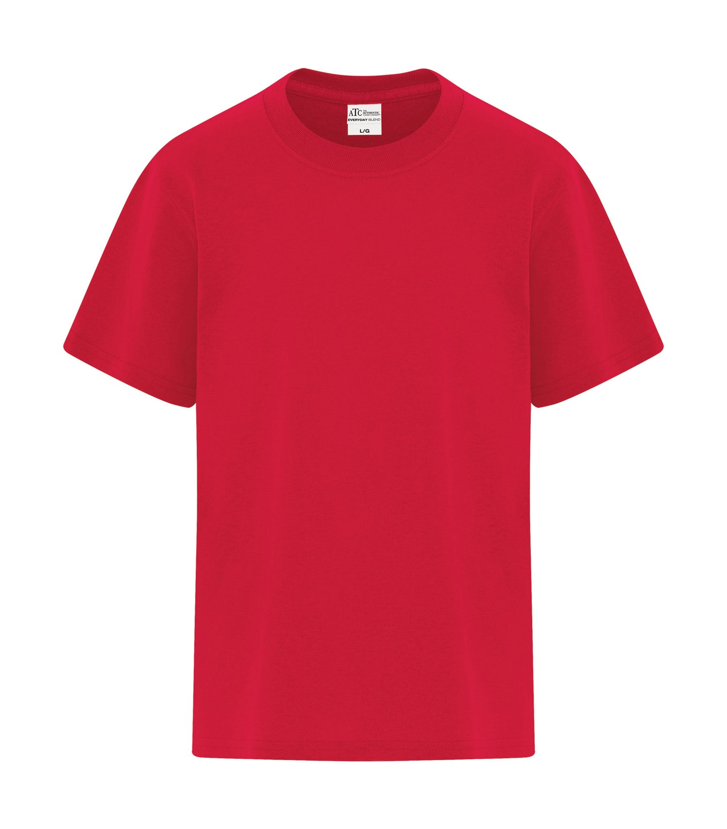 ATC EVERYDAY BLEND SIDE SEAM YOUTH TEE (ATCS5050Y) - Red