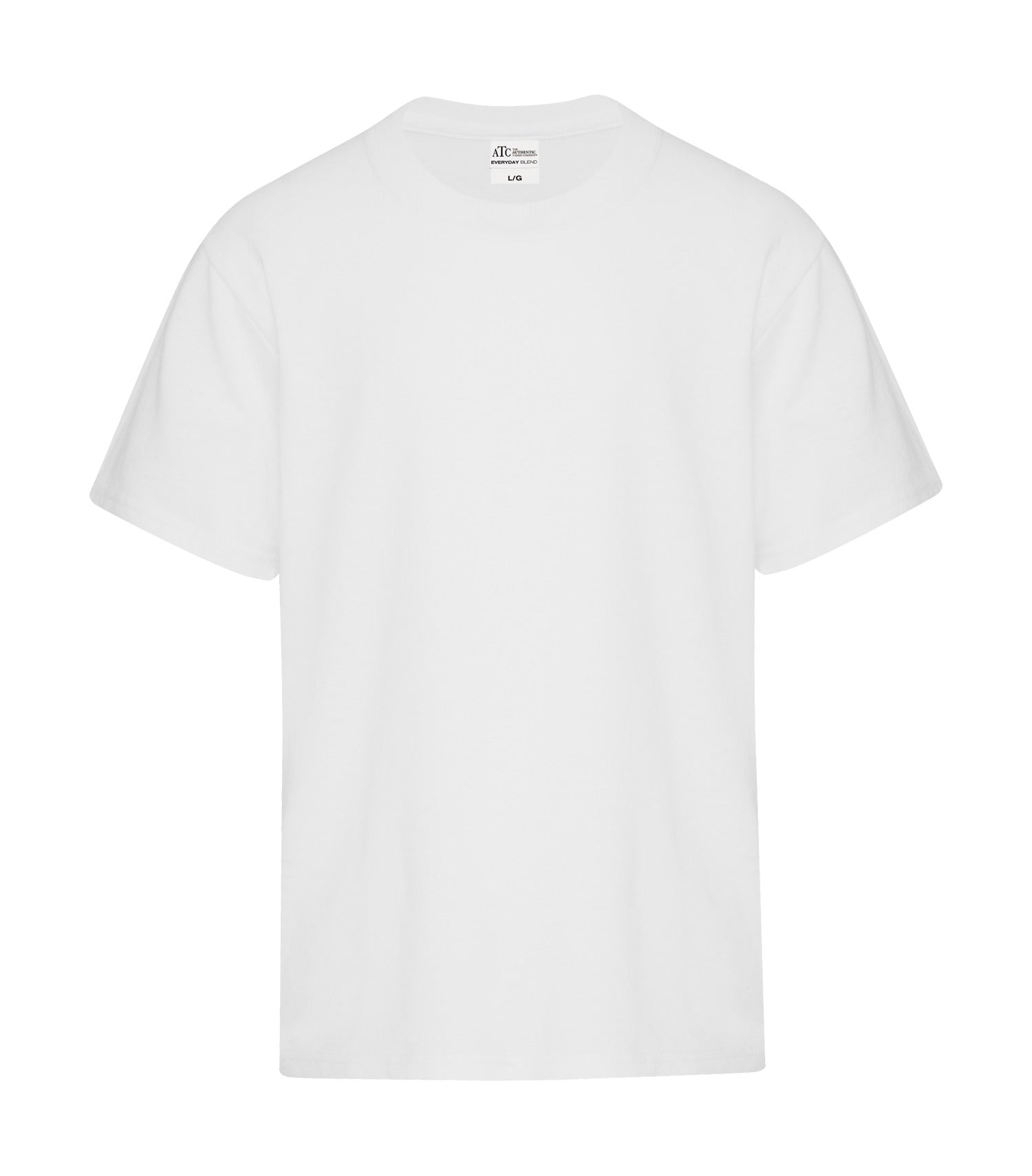 ATC EVERYDAY BLEND SIDE SEAM YOUTH TEE (ATCS5050Y) - White