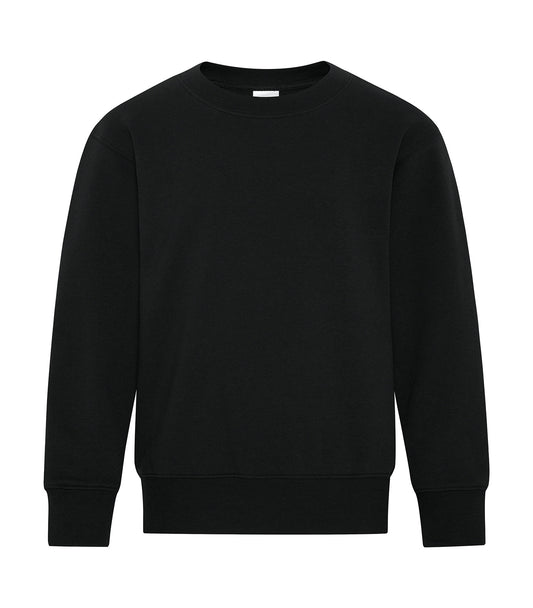 ATC™ EVERYDAY FLEECE CREWNECK YOUTH SWEATSHIRT - Black
