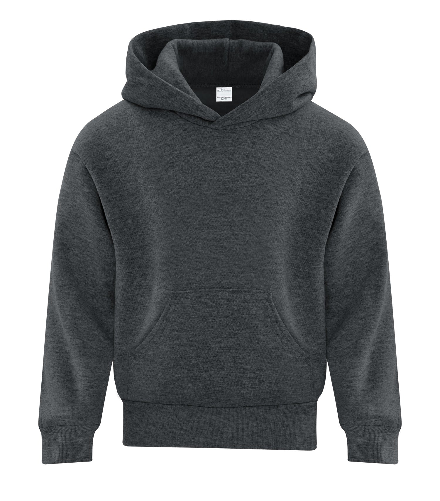 ATC EVERYDAY FLEECE YOUTH HOODIE (ATCY2500) - Darkheathergrey