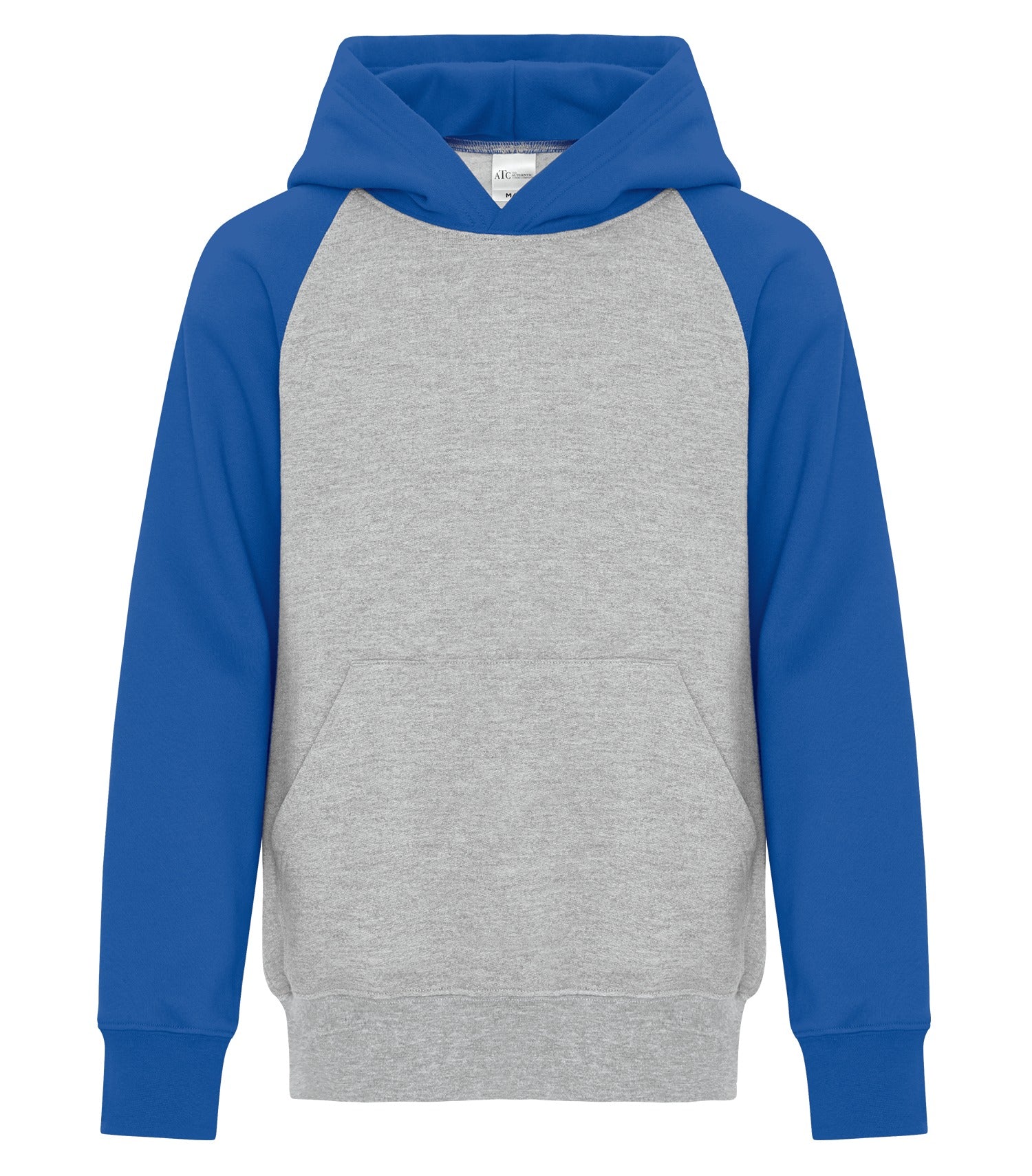 ATC EVERYDAY FLEECE TWO TONE YOUTH HOODIE (ATCY2550) - Athleticheather Royal