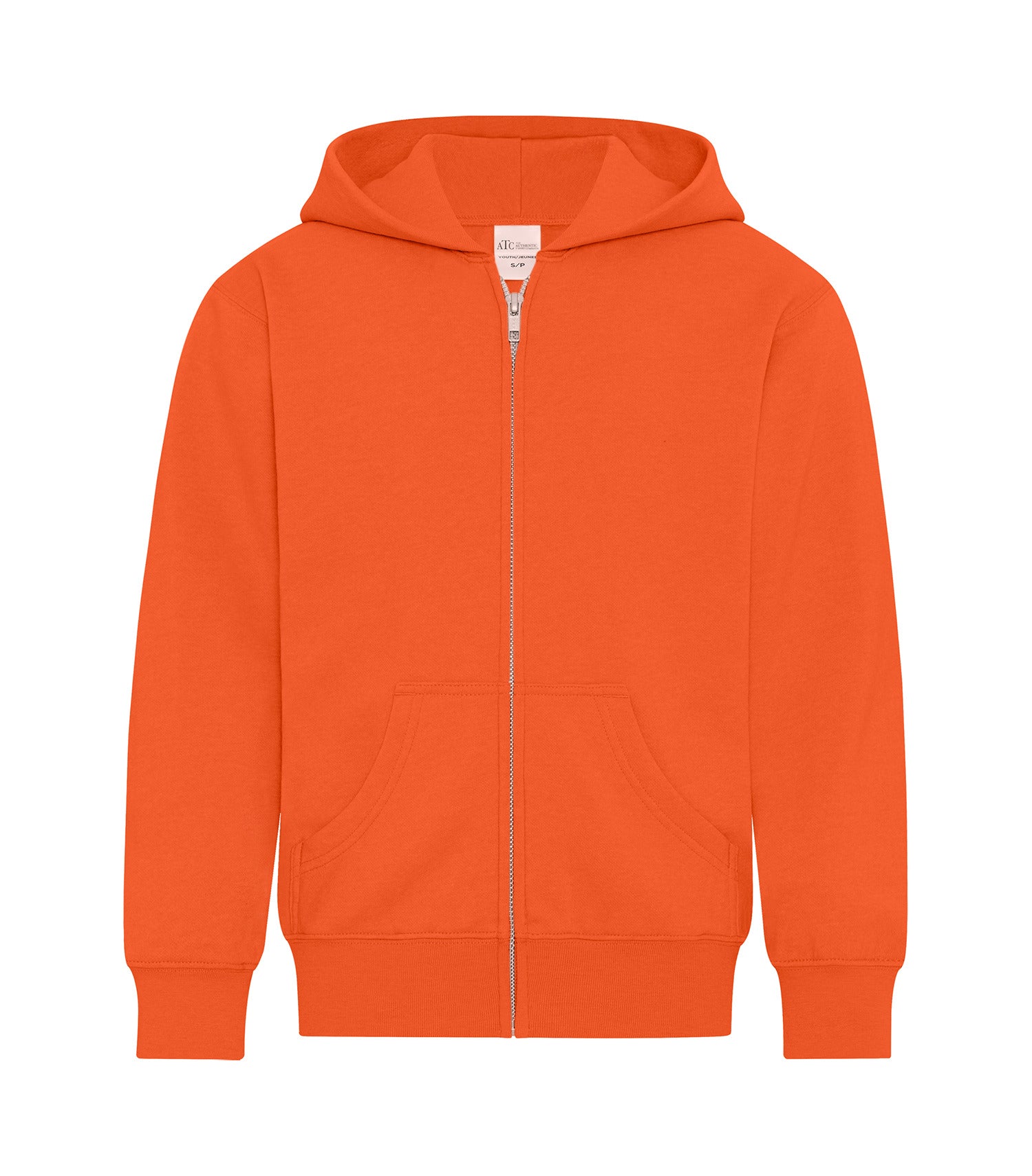 ATC EVERYDAY FLEECE FULL ZIP YOUTH HOODIE (ATCY2600) - Orange