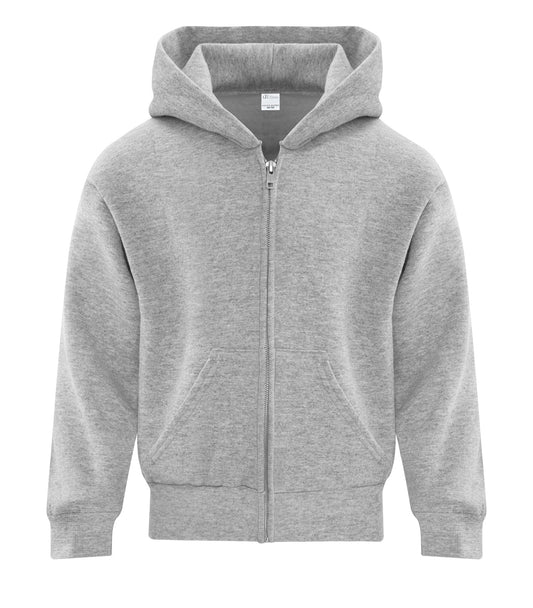 ATC™ EVERYDAY FLEECE FULL ZIP YOUTH HOODIE - Athletic Heather