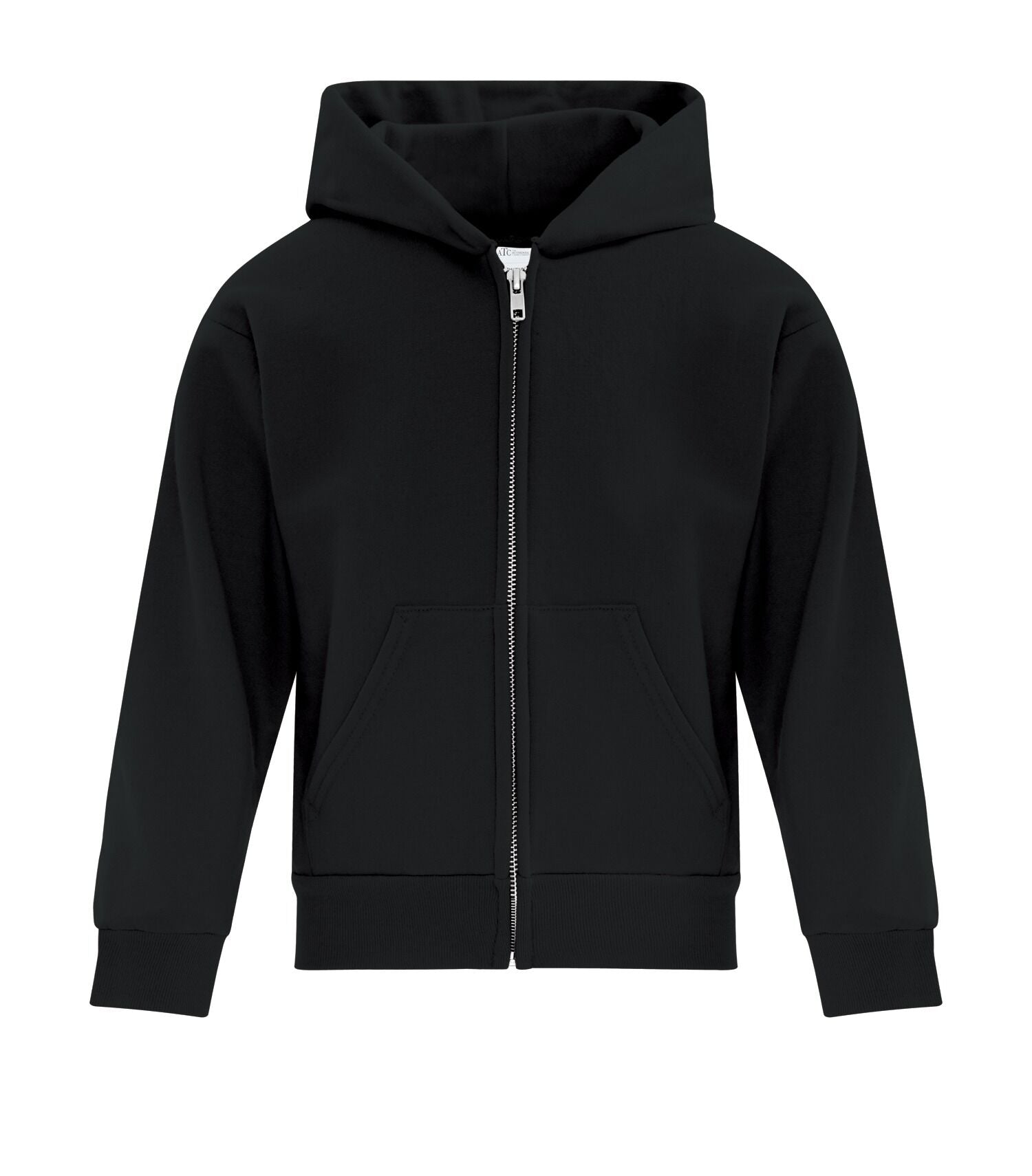 ATC EVERYDAY FLEECE FULL ZIP YOUTH HOODIE (ATCY2600) - Black