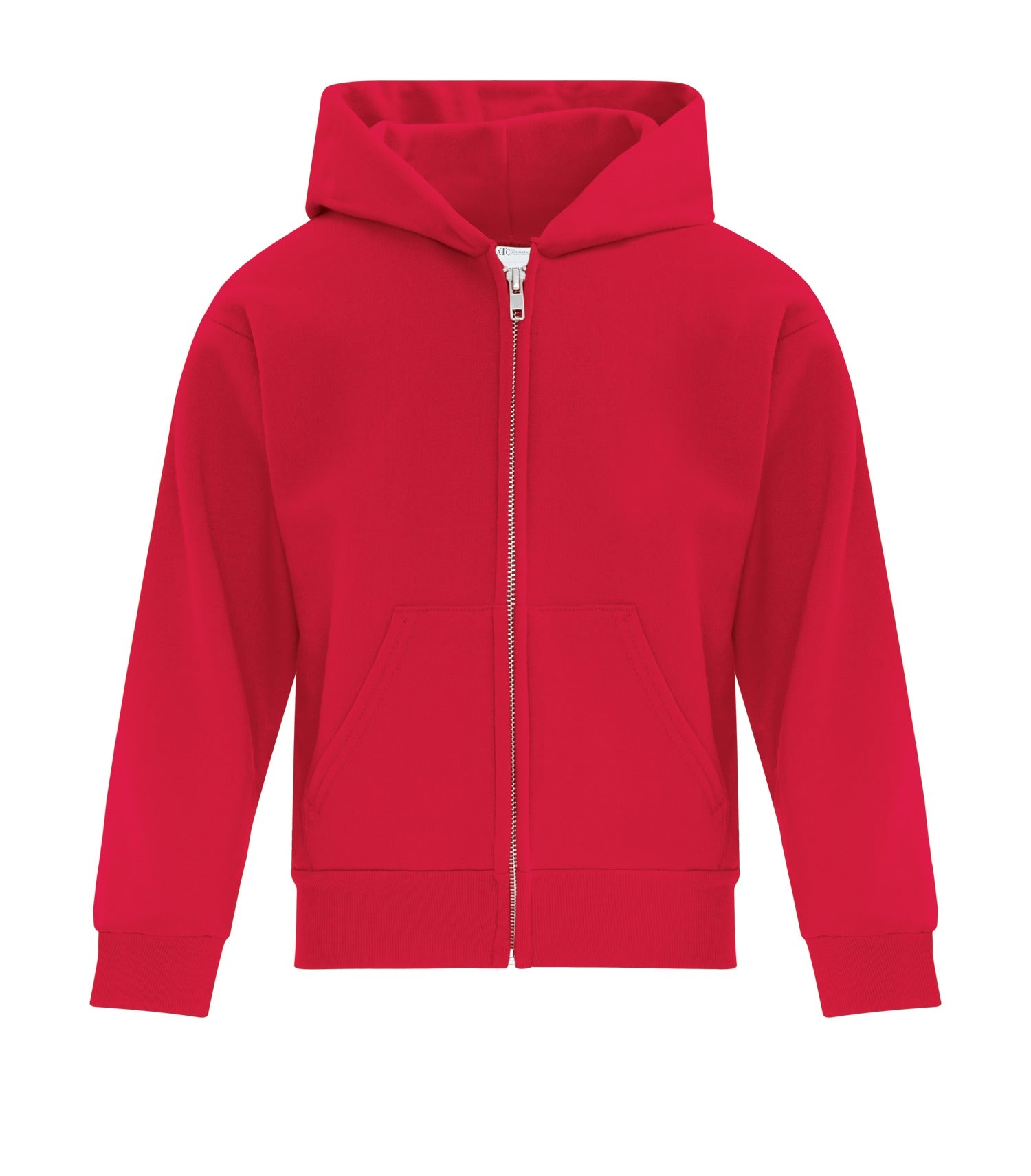 ATC EVERYDAY FLEECE FULL ZIP YOUTH HOODIE (ATCY2600) - Red
