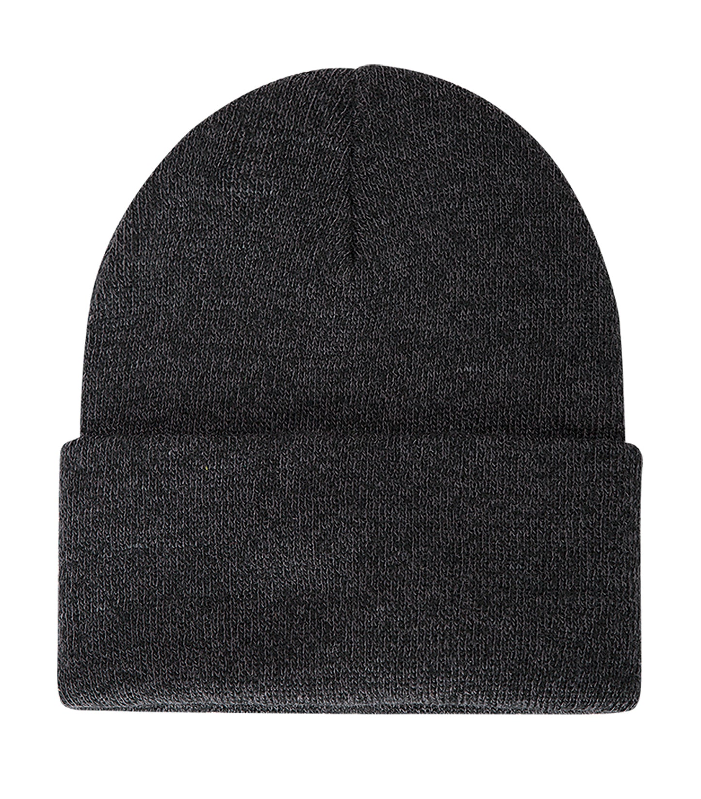 ATC EVERYDAY KNIT CUFF TOQUE (C100) - Flat Front Black Heather