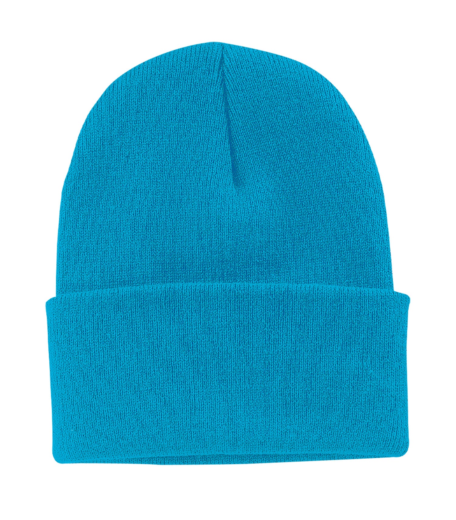 ATC EVERYDAY KNIT CUFF TOQUE (C100) - Flat Front Neon Blue