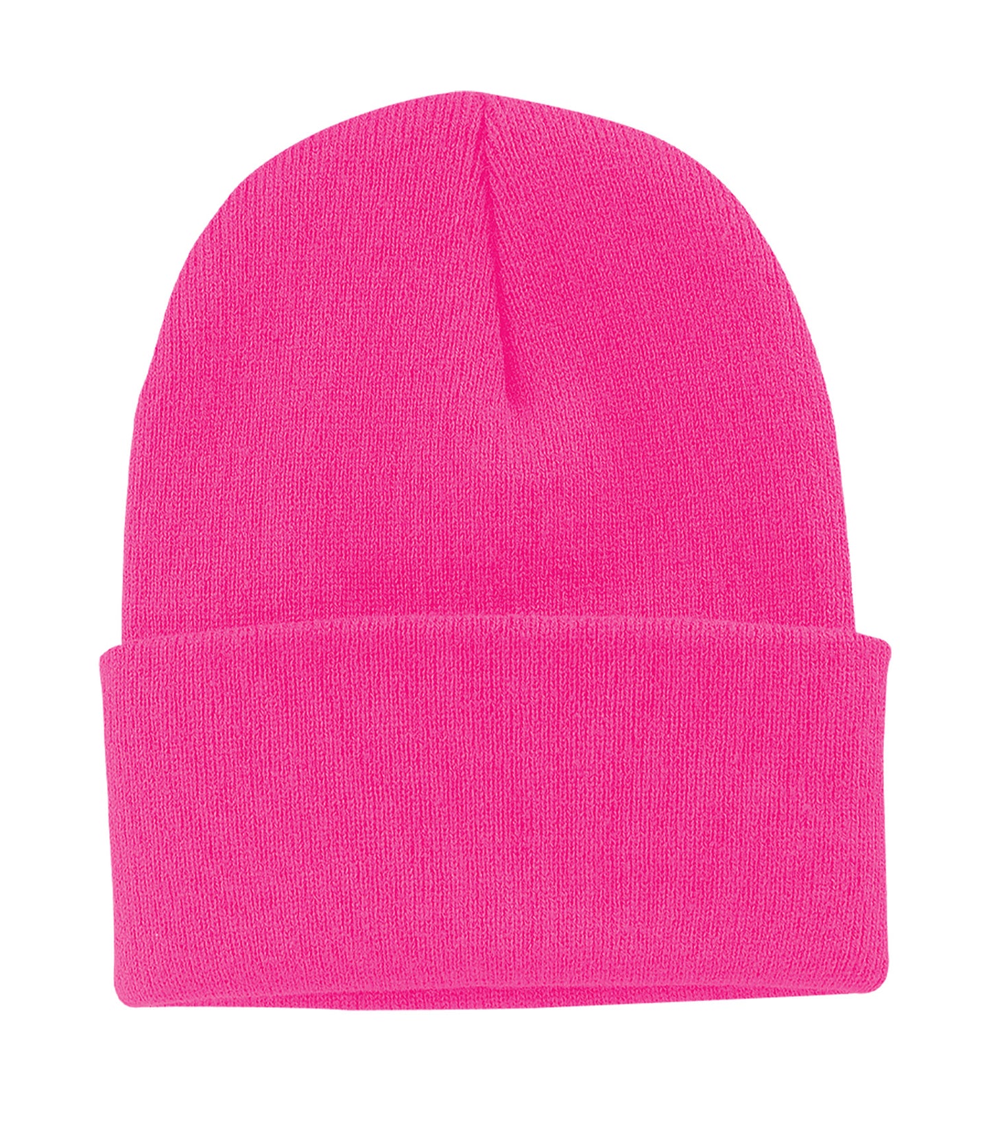 ATC EVERYDAY KNIT CUFF TOQUE (C100) - Flat Front Neon Pink