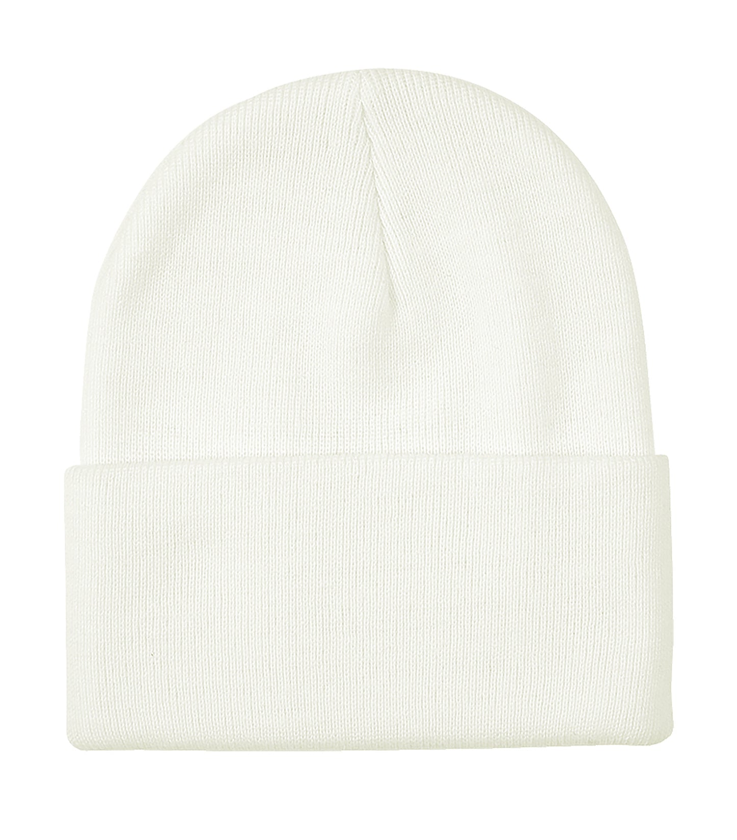 ATC EVERYDAY KNIT CUFF TOQUE (C100) - Flat Front White