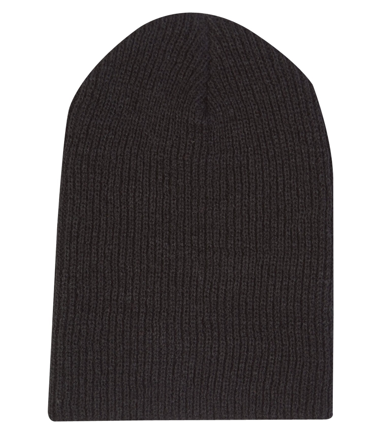 ATC EVERYDAY RIB KNIT SLOUCH BEANIE (C112) - Black