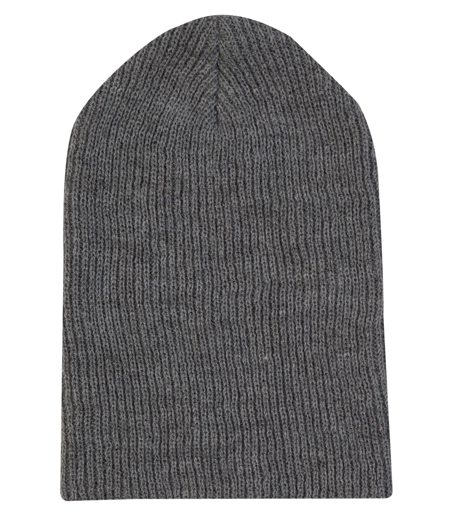 ATC EVERYDAY RIB KNIT SLOUCH BEANIE (C112) - Charcoalheather