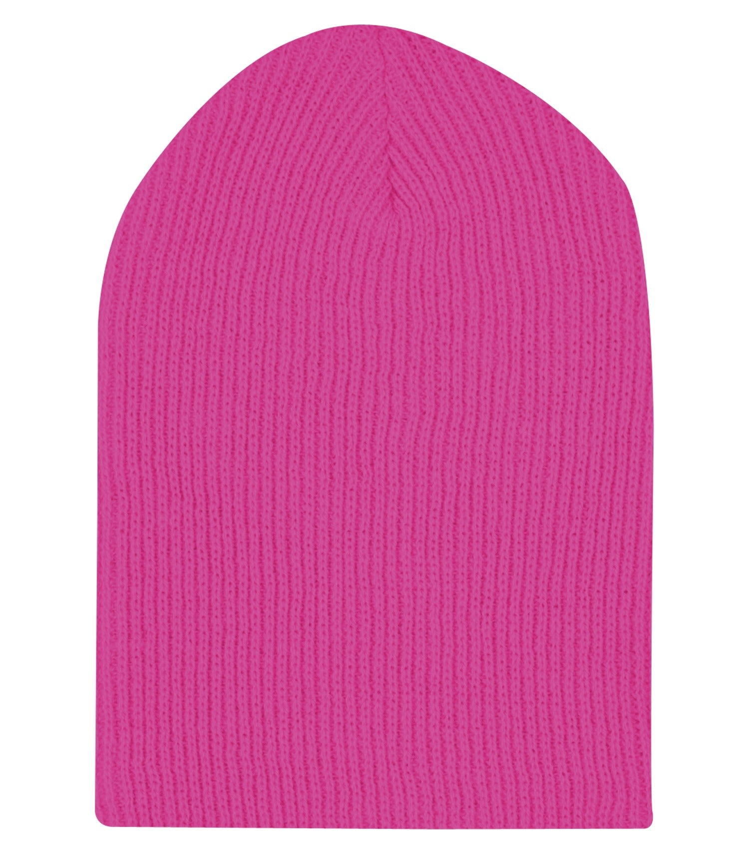 ATC EVERYDAY RIB KNIT SLOUCH BEANIE (C112) - Raspberry