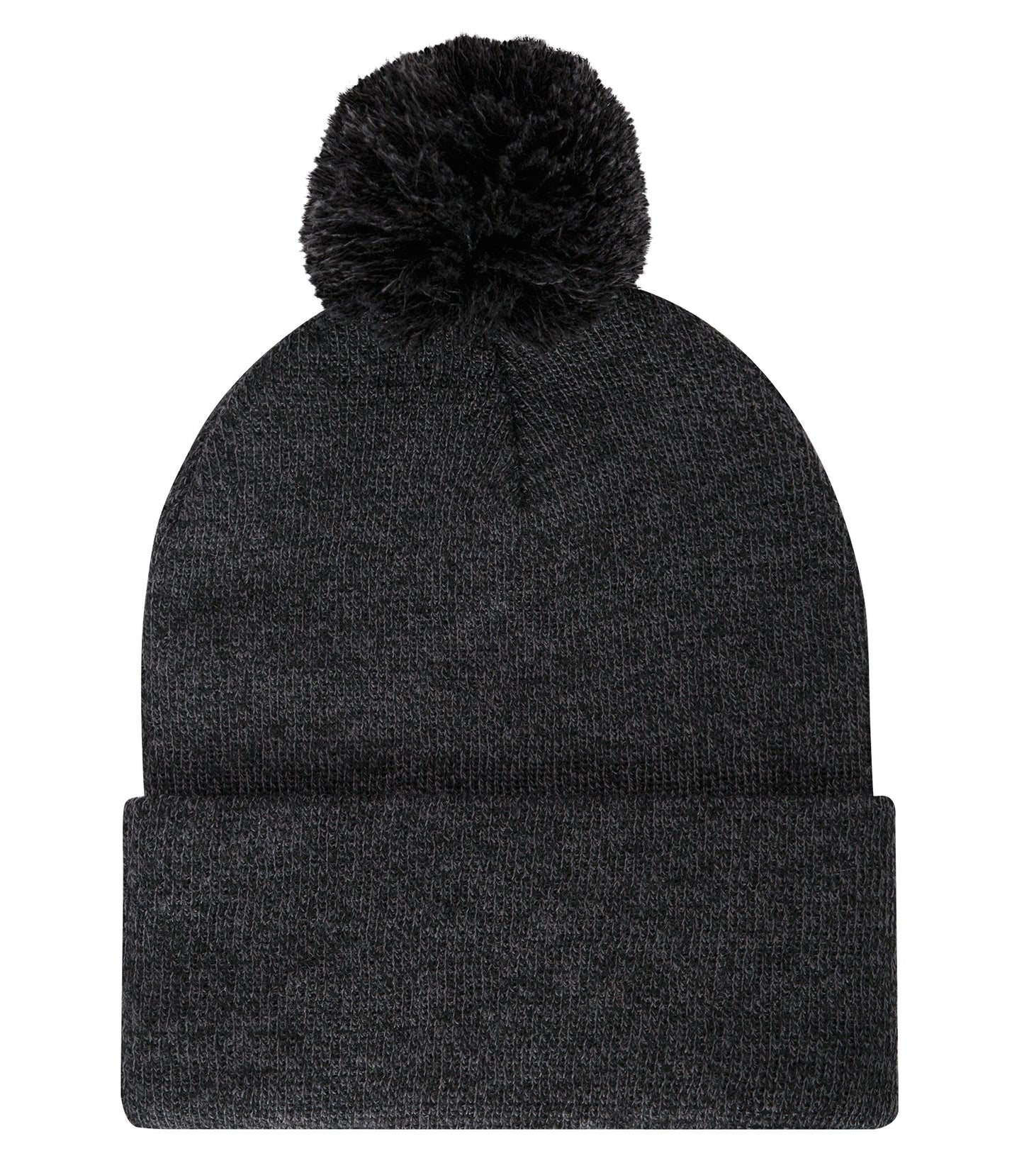 ATC EVERYDAY POM POM CUFF TOQUE (C1202) - Blackheather Cc