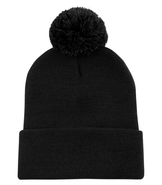 ATC™ EVERYDAY POM POM CUFF TOQUE - Black