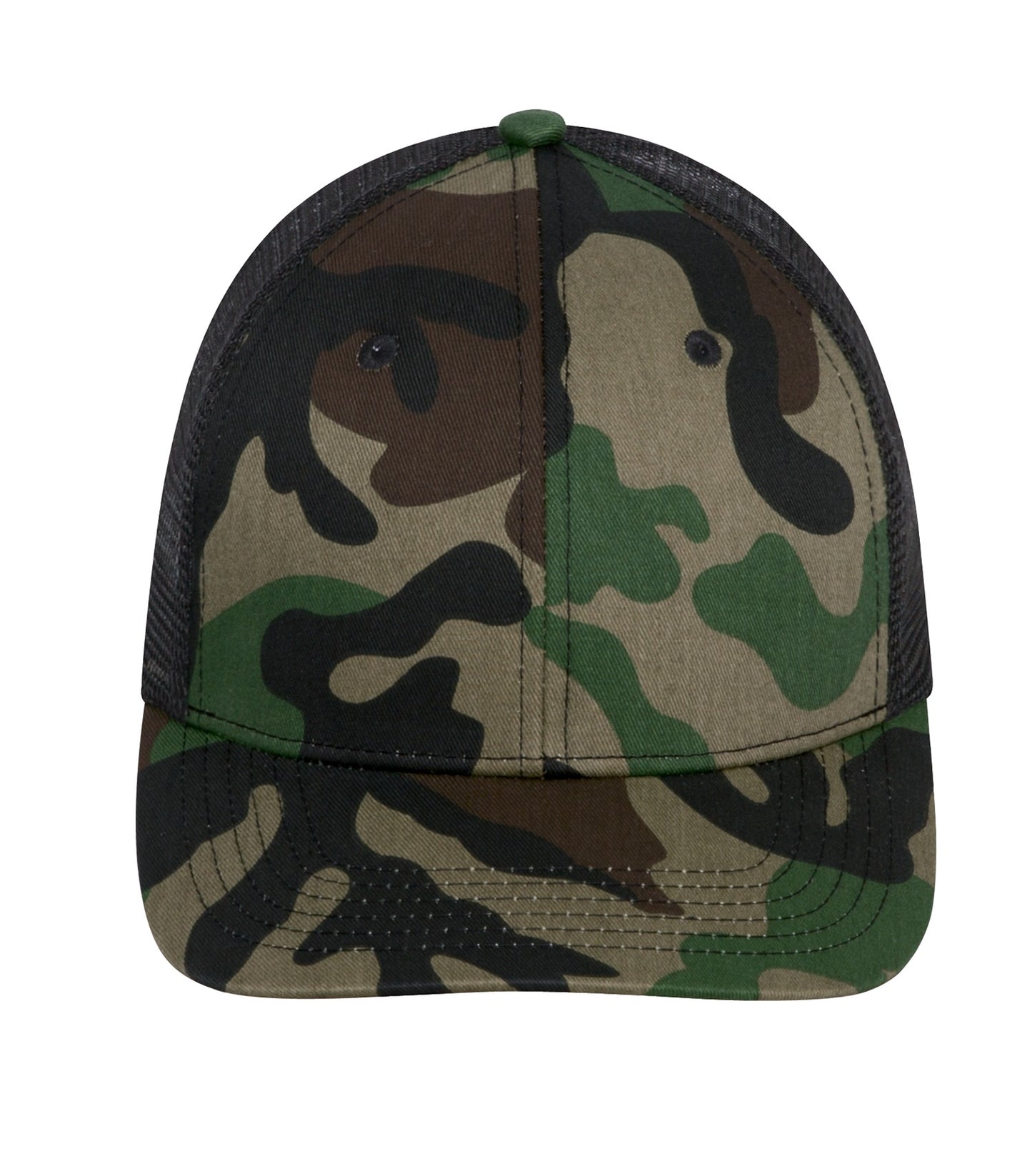 ATC EVERYDAY SNAPBACK TRUCKER CAP (C1318) - Camoblack