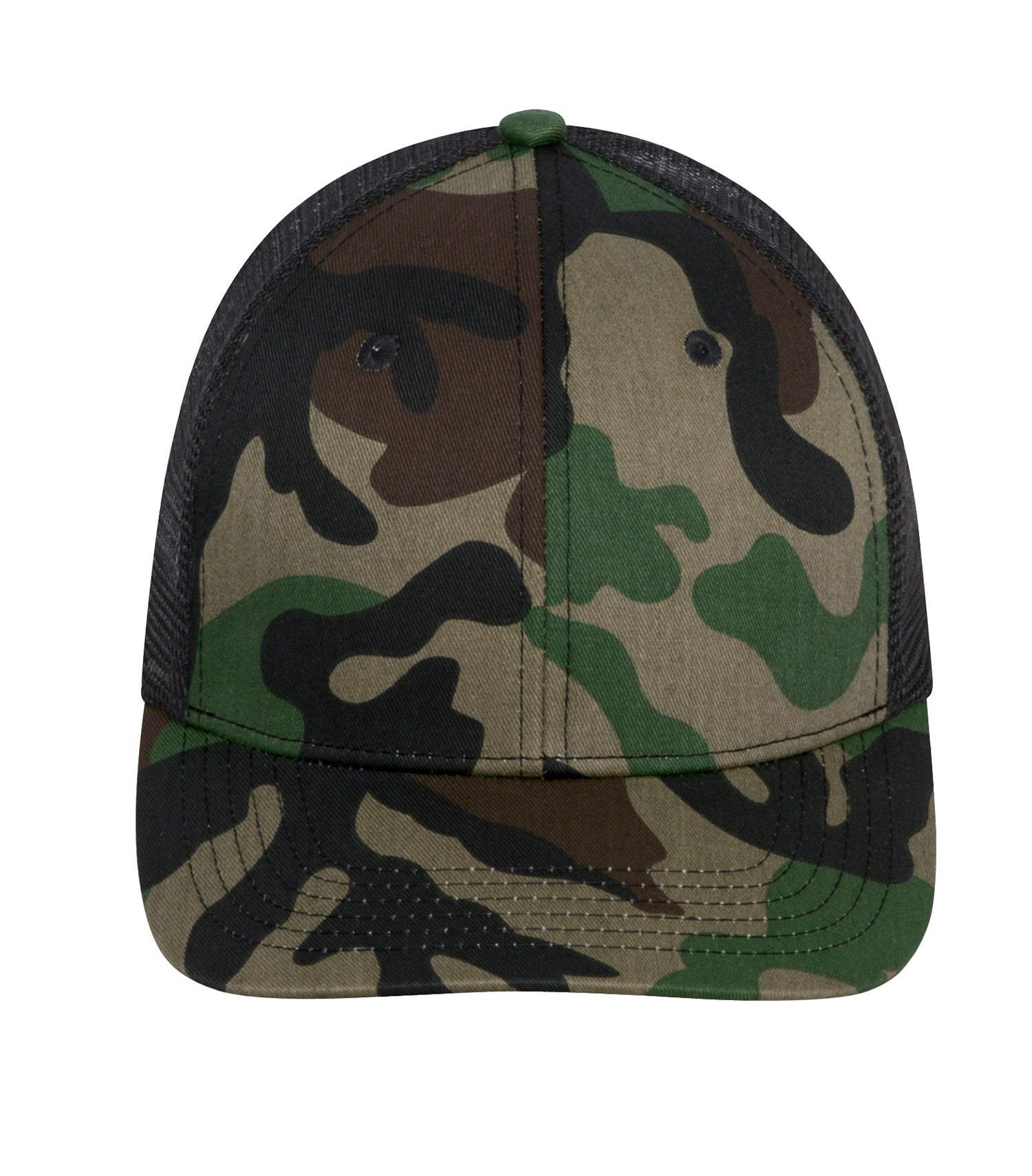 ATC EVERYDAY SNAPBACK TRUCKER CAP (C1318) - Camoblack