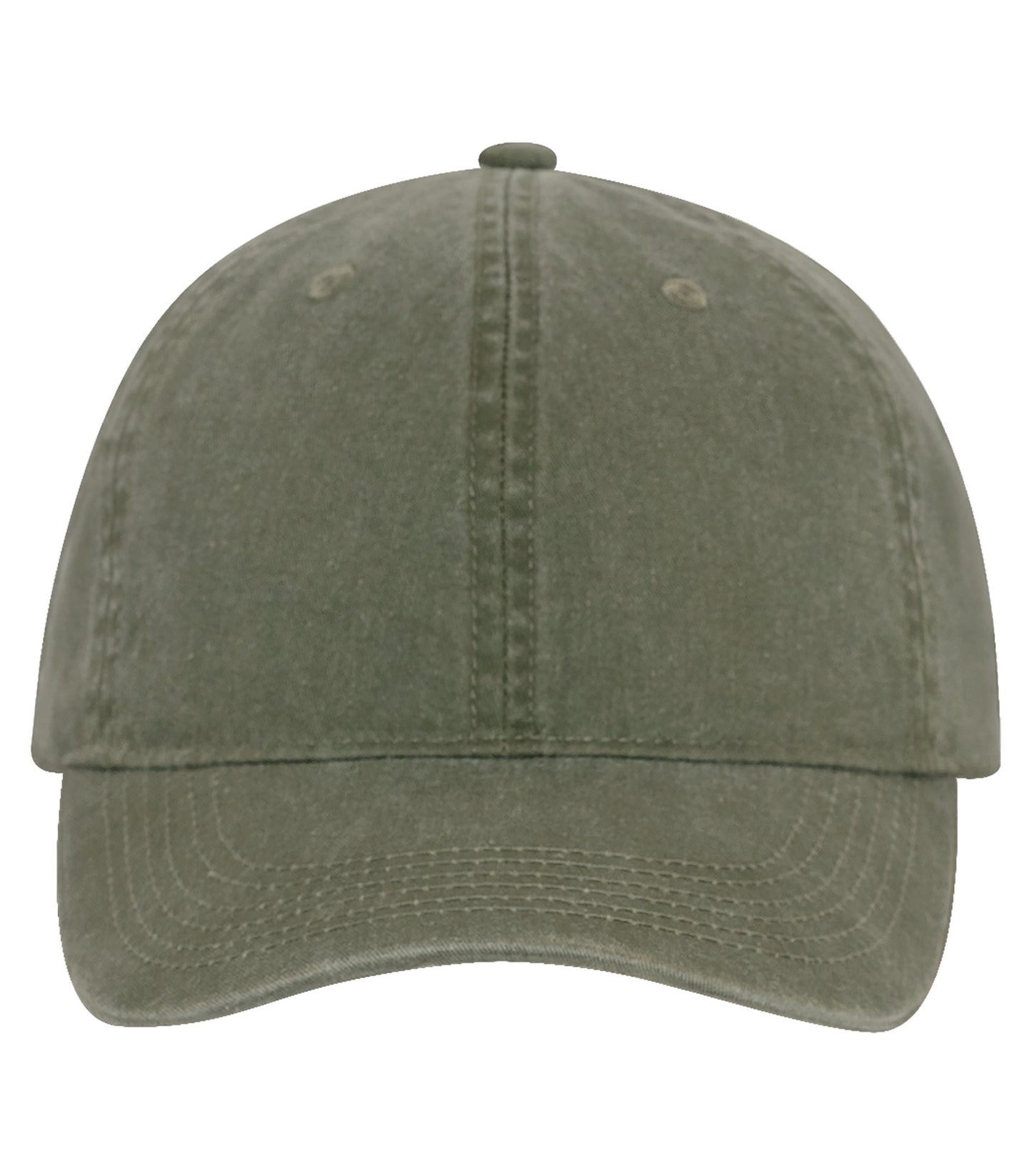 ATC PIGMENT DYED CAP (C1321) - Military Green