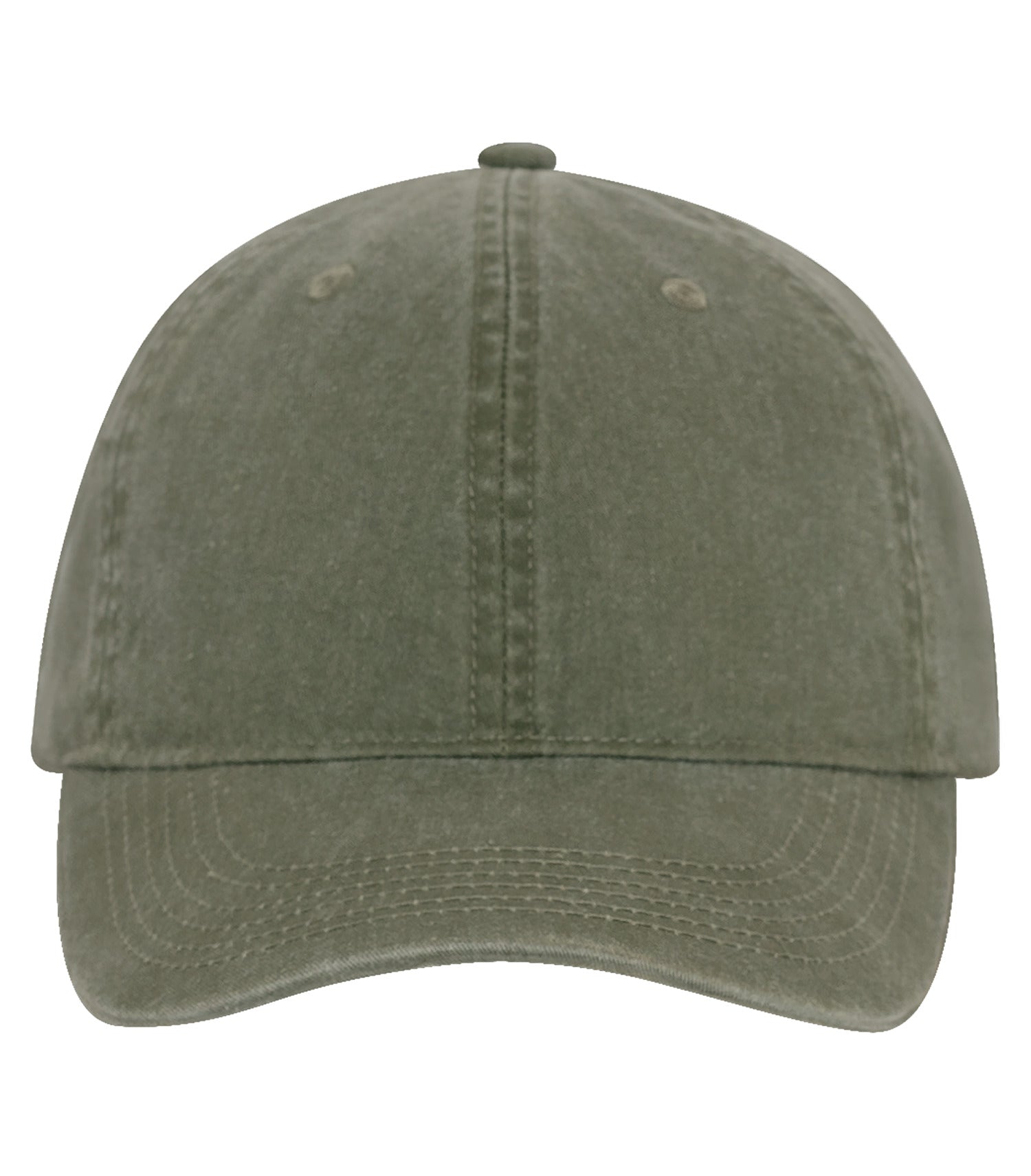 ATC PIGMENT DYED CAP (C1321) - Military Green