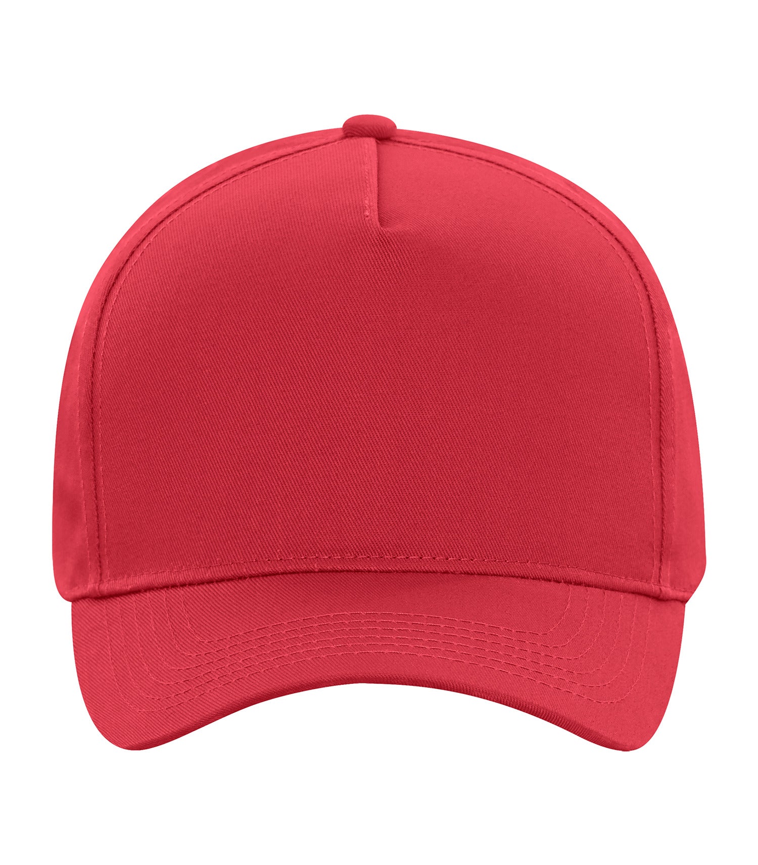 ATC EVERYDAY COTTON TWILL 5-PANEL CAP (C1340) - Red